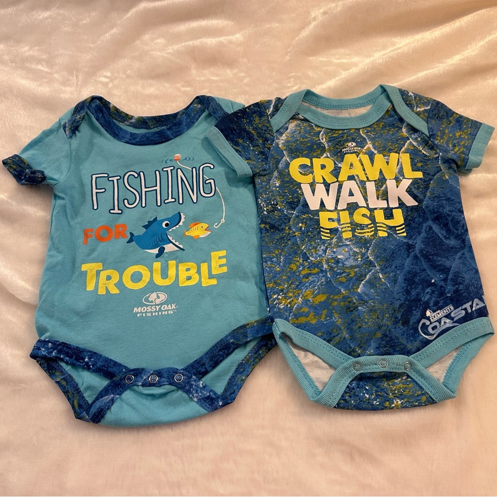 Mossy oak fishing onesies